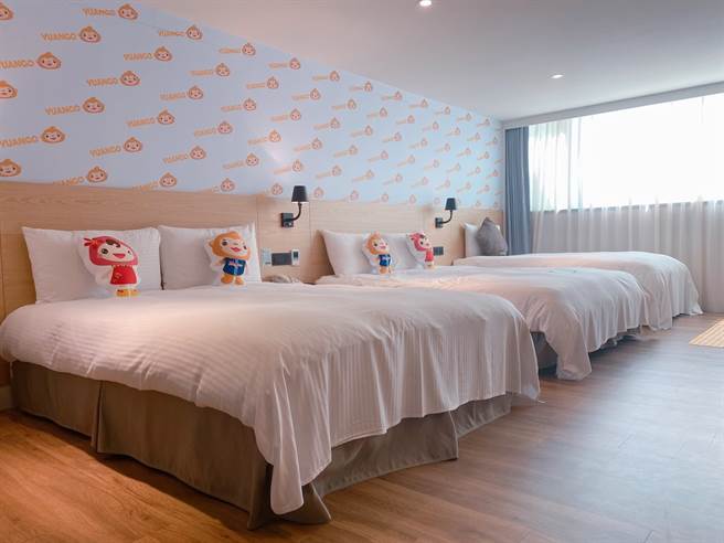 期间限定的「ㄚ桃园哥主题套房」，空间设计很适合亲子。(图／桃园市政府提供)