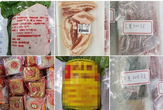 彰化检出２件非洲猪瘟病毒阳性，南彰店家猪肉咸蛋虾子香肠中标。（彰化县农业处提供／吴敏菁彰化传真）