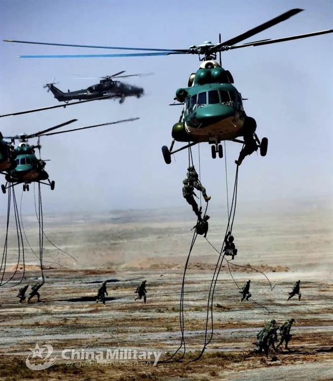 中俄「西部·聯合-2021」軍演。取自中國軍網