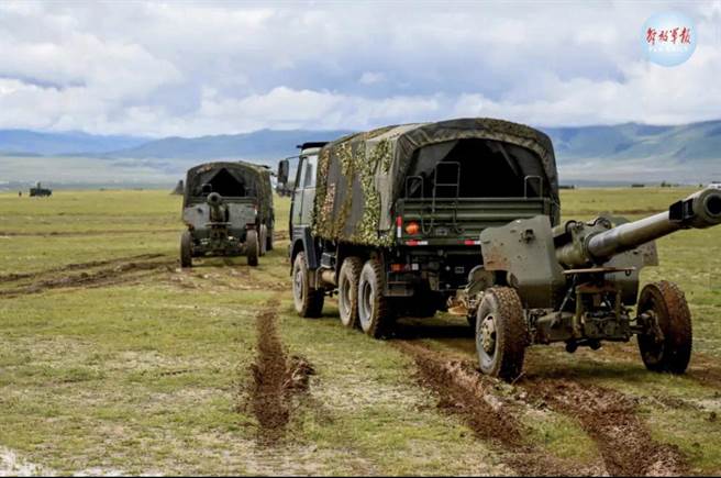 西藏军区「雪域使命-2021」军演。取自解放军报
