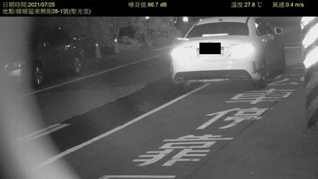 基隆市运用声音照相科技执法，若噪音超标，将直接告发裁处1800至3600元，经处罚后仍未停止行为者，最高可处3万元。（基市府提供／张颖齐基隆传真）