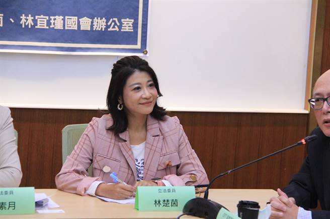 民進黨立委林楚茵(吳家豪攝)