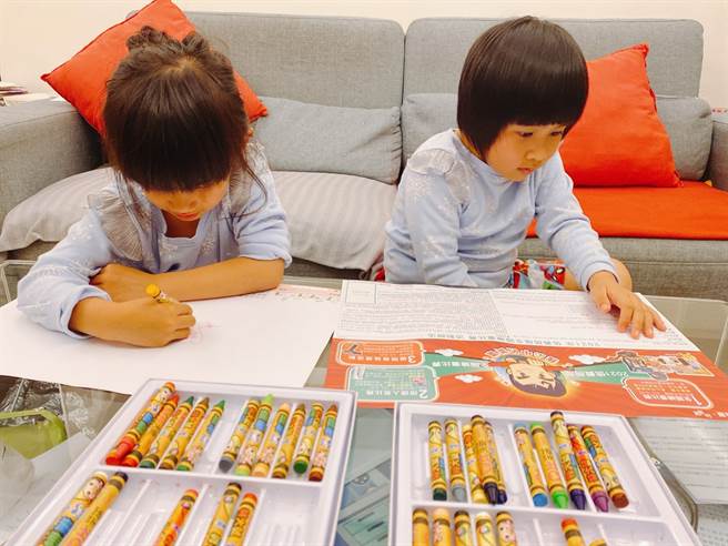 信义房屋绘画比赛疫情期间让小朋友在家发挥艺术天份。(图/信义房屋提供)