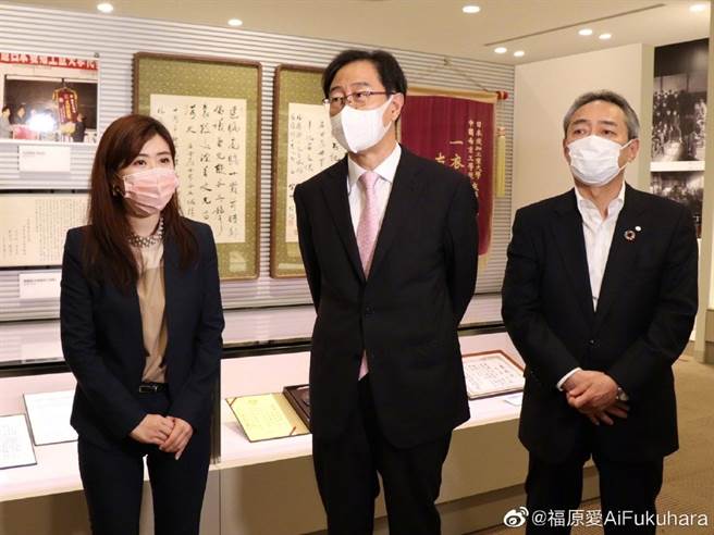 福原愛近日參加中日桌球外交活動。（圖／翻攝自福原愛AiFukuhara微博）