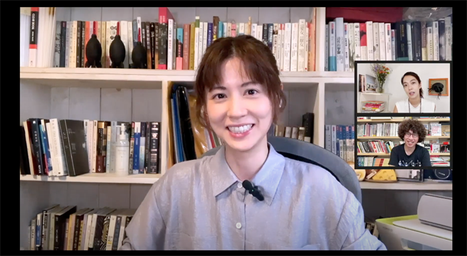 林予晞以視訊CALL OUT方式參加節目。（公視提供）