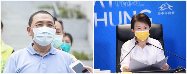 新北市長侯友宜(左圖）、台中市長盧秀燕(右圖）。(新北市府提供／戴上容新北傳真、台中市府提供／盧金足台中傳真）