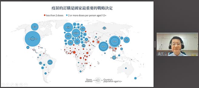 文化大学昨举办「第6届亚洲未来会议会前国际学术研讨会」，中研院院士吴玉山以「当防疫碰到政治：亚洲将何去何从？」发表专题演讲。（李侑珊翻摄）