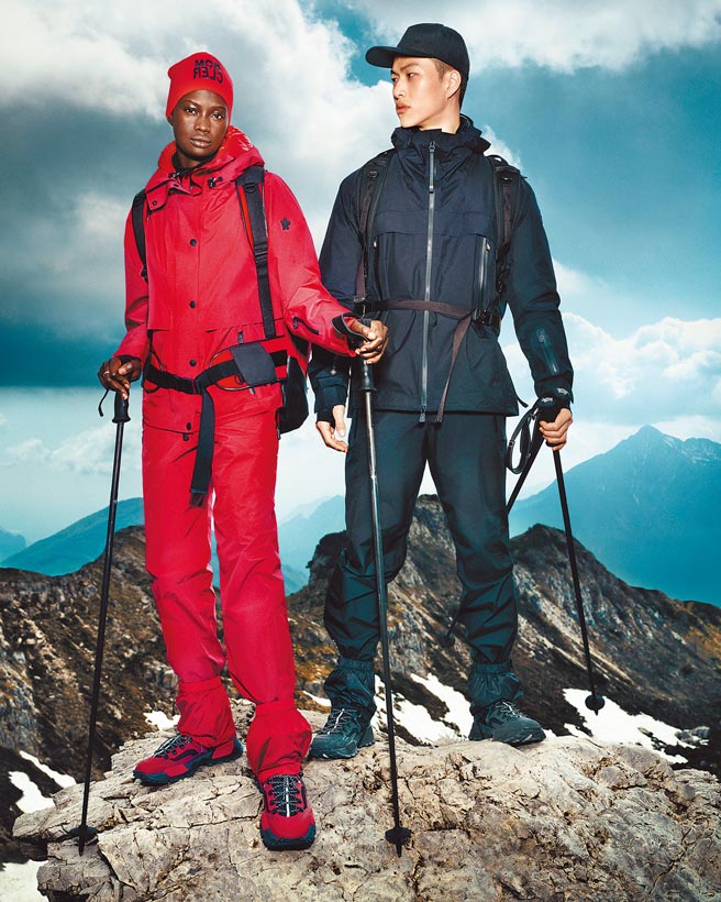 Moncler Grenoble发表一系列机能服饰，对不同需求推出不同材质，结合时尚与机能性，是本季大热门。（Moncler提供）