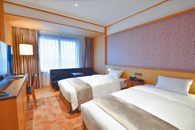 「格拉斯丽台北饭店」每间客房面积约25平方公尺。（KLOOK提供）