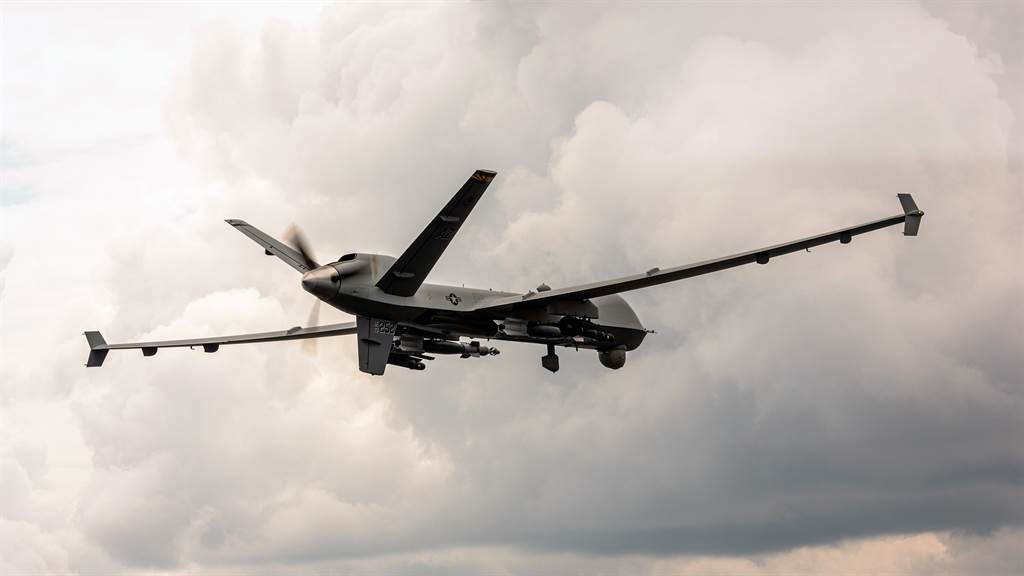 美军宣布以无人机击毙ISIS-K主谋。图为美军MQ-9无人机。（图／美国空军）(photo:ChinaTimes)