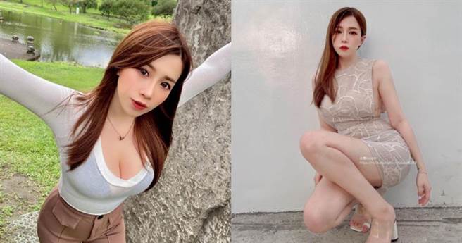 正妹直播主「吉宝」洋装造型散发甜美气息 一转身原来还暗藏「E 级亮点」(图／JKF提供)