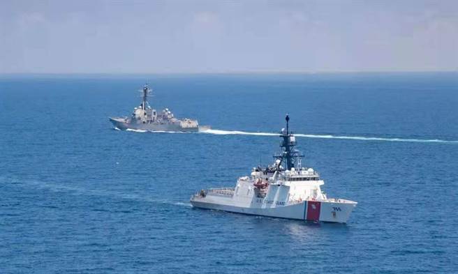 美国海军第七舰队船只。（图片摘自美国海军第七舰队官网）