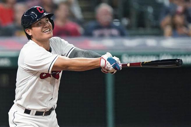 印地安人台灣好手張育成。（資料照，美聯社）