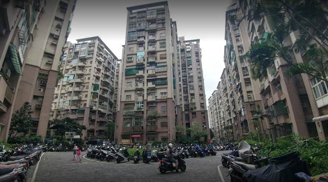 基隆市中山区一带5181户停电，图为喜市社区。（翻摄自Google map）