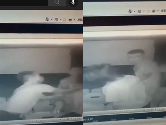 西门町某戏院28日凌晨4点多发生一票青少年带着饮料零食进入戏院，遭到戏院员工阻止后不满，当中5人竟将该员工围住，不断扯髮、甩巴掌。（翻摄自爆料公社）