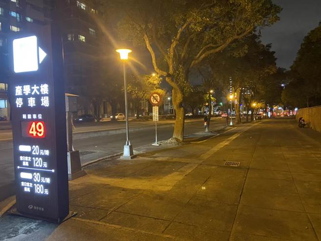 提升夜间用路安全，台中市府强化9所大专院校路灯照明。（台中市府提供／卢金足台中传真）