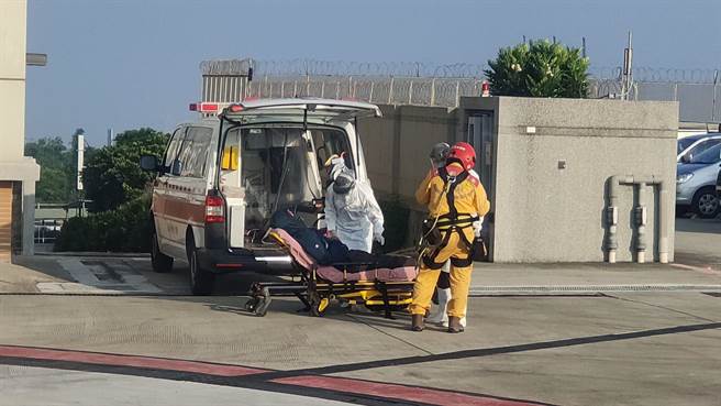 空勤总队第二大队第三队成功救援伤者。（空勤总队提供／陈淑娥台中传真）