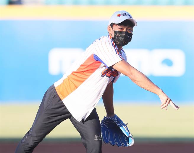 「柔道男神」杨勇纬。（陈怡诚摄）