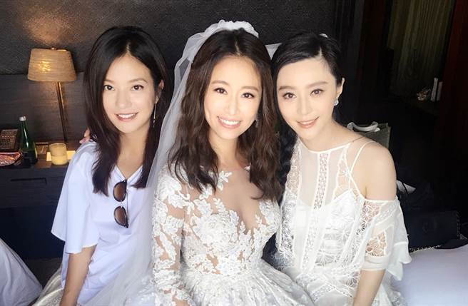 范冰冰、赵薇当年都有参与林心如婚礼。（图／翻摄自范冰冰微博）