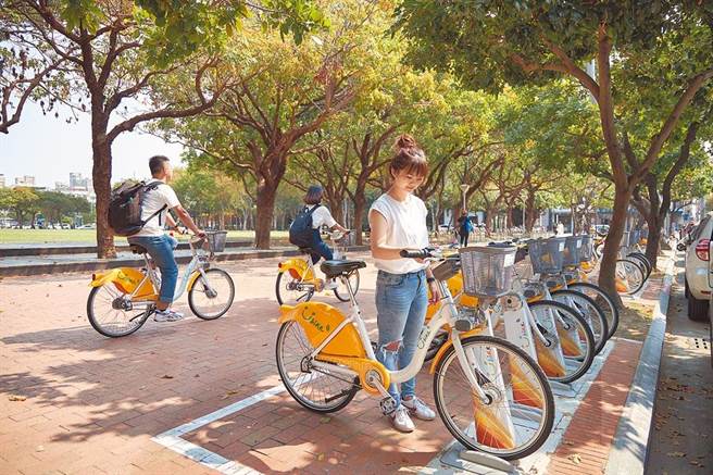 YouBike2.0第一柱今设立 年底可达700柱。（新北市交通局提供）
