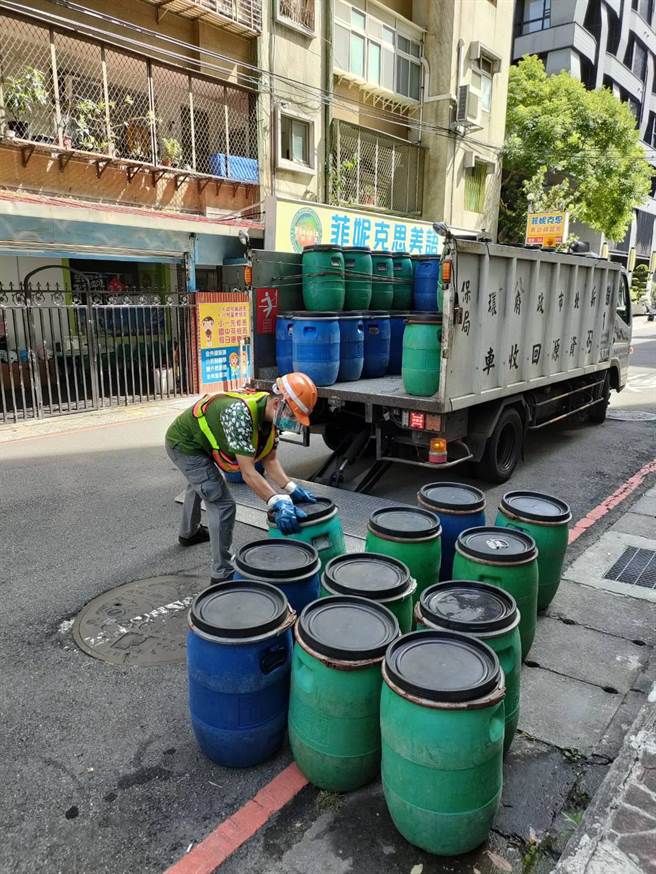 禁厨余喂猪 新北环保局可免费处理。（新北市环保局提供）