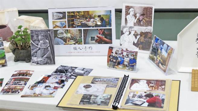 新北市莺歌拥有丰富的窑产业及陶瓷文化，永昌社区发展协会邀请2位在地青年志工投入社区服务，打造青银艺术共创工作坊，访谈耆老和窑产业者，并运用绘画侧写、访谈纪录片呈现故事。（莺歌区公所提供）