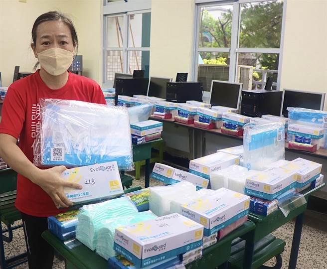 开学在即，高雄巿五福国中准备好了。（校方提供）