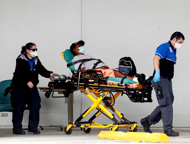 Delta变异株让美国南部新冠患者激增，医院大缺氧。（资料照／路透社）