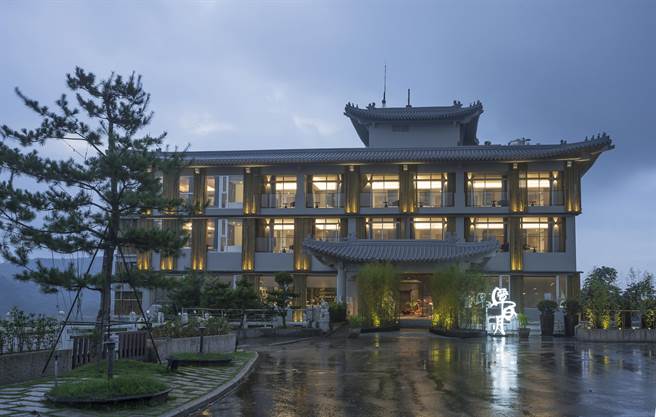 日月潭文武庙所属的景圣楼，变身文创旅店。（承亿文旅提供／廖志晃南投传真）