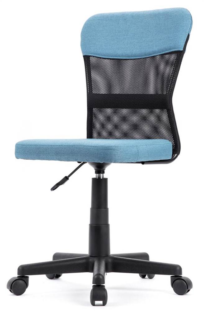 特力屋杰越网布椅单寧色，採透气网布，质感高雅透气性佳，特价799元。（特力屋提供）