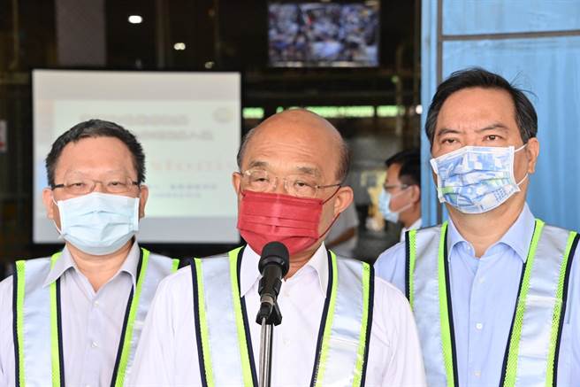 行政院長蘇貞昌今（31日）表示，各界看好五倍券，能夠提前就提前。（行政院提供）