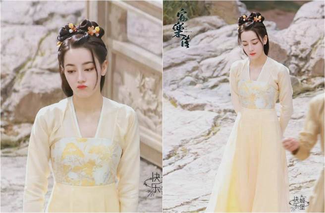 迪丽热巴剧照曝光。（图／取材自新浪娱乐）
