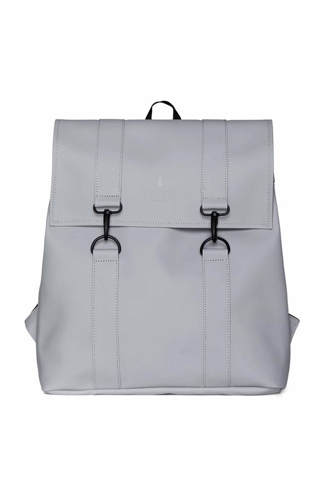 Rains 岩石灰MSN双扣环后背包，2980元。（Rains提供）