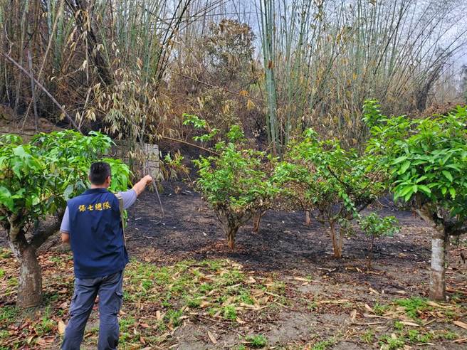 燒廢木模板引森林大火延燒3公頃，保七總隊追4個月終破案。（警方提供／謝佳潾屏東傳真）