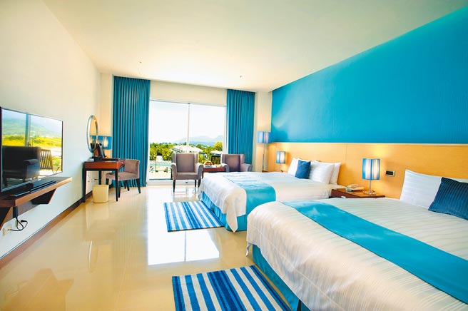 台东日晖国际渡假村客房装潢雅致。（日晖国际渡假村提供）