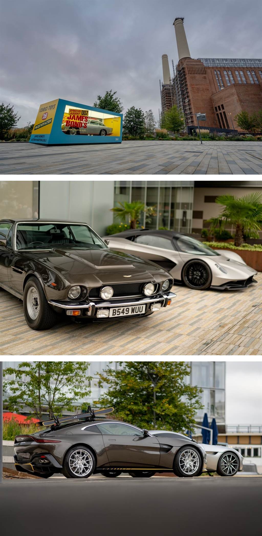 Aston Martin推出最新一集007：生死交戰宣傳影片，並製作了全尺寸DB5玩具模型盒（圖／CarStuff）