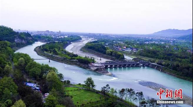 都江堰。（中新社）