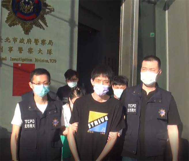 警方逮捕逃亡多年的吕姓毒贩。（警方提供）