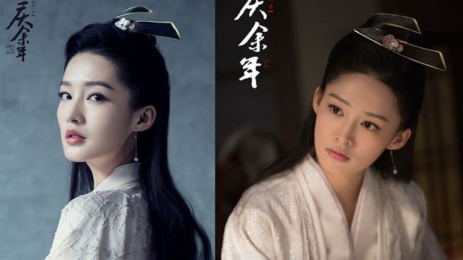 李沁古装扮相绝美。(图／翻摄自微博)
