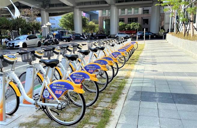 台中市已完成建置698站YouBike2.0，并完成YouBike2.0与iBike1.0的共站升级作业。（陈世宗摄）