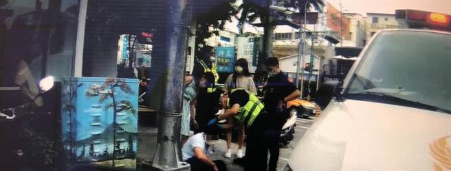 警方表示，郑男跳车的行为已经明显违反道路交通管理处罚条例第81条，将开单举发。（读者提供／张妍溱台中传真）
