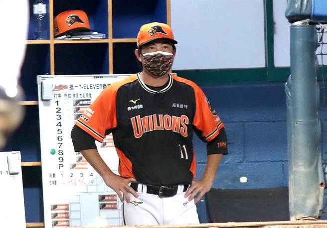 统一狮队总教练林岳平。（资料照，郑任南摄）