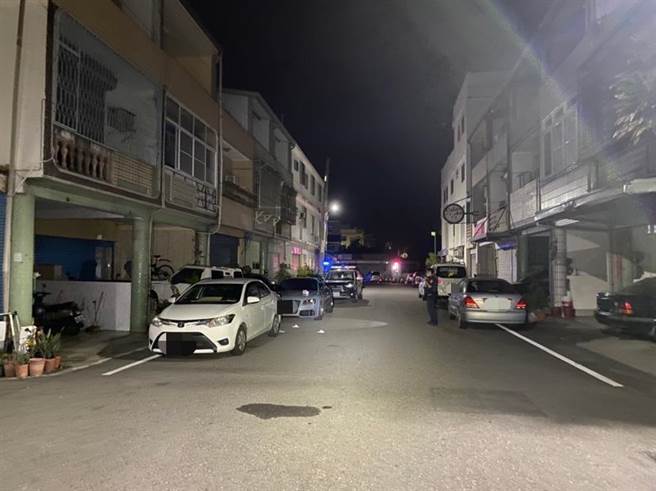 台东市汉阳北路2日凌晨发生持刀伤人案件。（台东县警局提供／蔡旻妤台东传真）