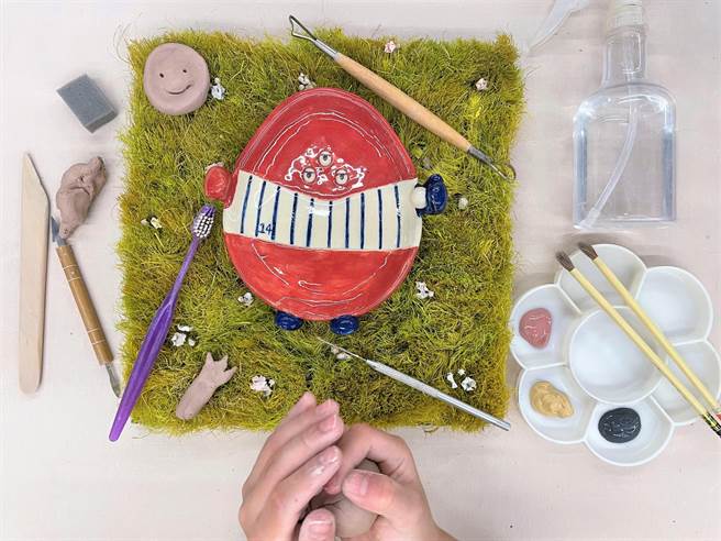 新北市儿童艺术节开跑，莺歌陶瓷博物馆响应举办线上陶艺课程「怪兽小陶师训练营」，限额60名报名。（蔡雯如摄）