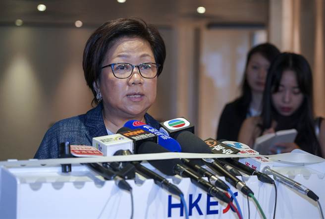 港交所主席史美伦。（中新社）