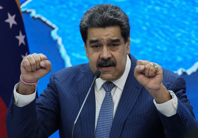 委内瑞拉总统马杜洛（Nicolas Maduro）。(图/美联社) 