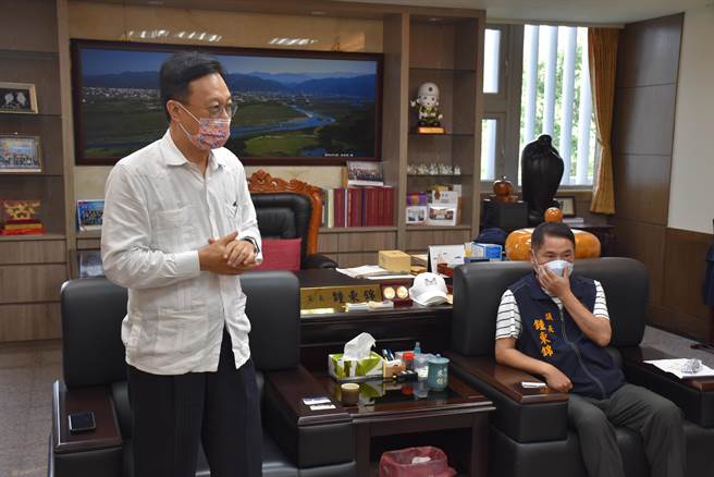 国民党主席参选人卓伯源表示如果当上党主席，2022目标拿下18席县市长。（谢明俊摄）