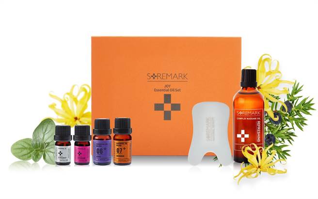 自然美瑞升 幸福人生精油礼盒套组 主视觉。（东森自然美提供）