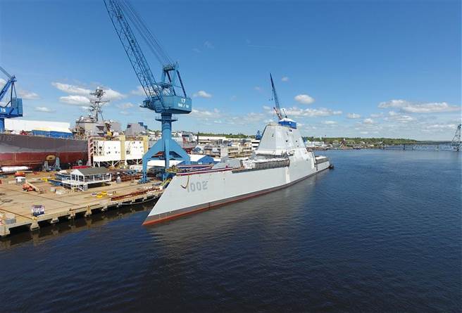 詹森號已完成,朱瓦特級的造艦工作結束了。(圖/美國海軍)