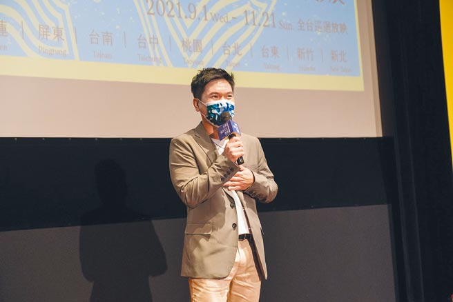 舒米恩任影展大使，分享与海洋的第一次亲密接触。（台湾海洋文化影展提供）